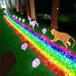 Cover Image of डाउनलोड यूनिकॉर्न डैश जंगल रन 3डी unicorn games 2.7.85 APK