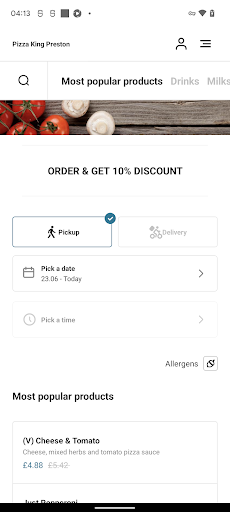 Pizza King Preston UK Screen 3