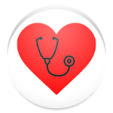 Cardiac diagnosis-heart rate icon