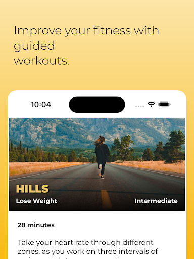 Screenshot of Treadmill Workout: Walk & Run