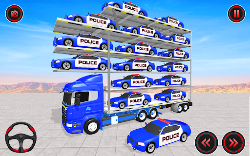 Grand Police Truck Car Parking  screenshots 1