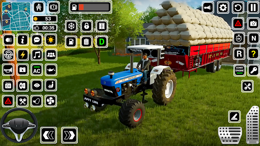 農業ゲーム トラクター ドライブ 3D
