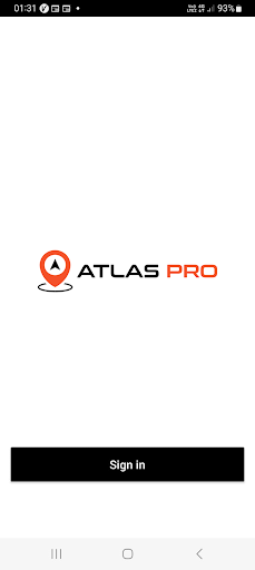 Android application AtlasPro screenshort