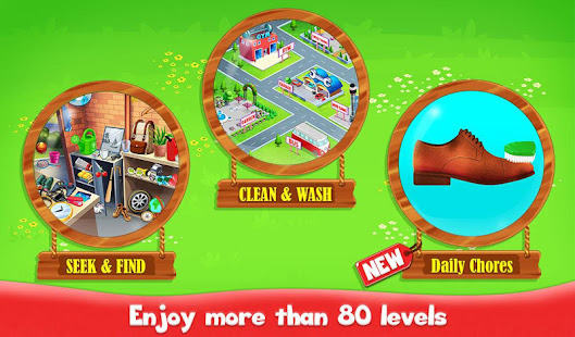 Big Home Cleanup and Wash : House Cleaning Game 3.0.8 APK screenshots 1