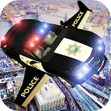 Police Flying Simulator Car - Flying Car 3D Sim icon