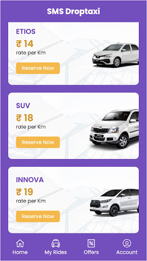 SMS DROP TAXI - BOOKING APP Screen 3