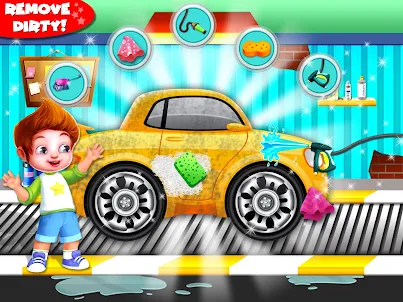 Car Wash & Color Game : Car G
