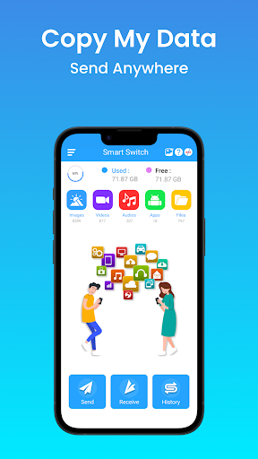 Android application Copy My Data - Phone Transfer screenshort
