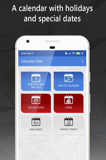 Android application puerto rico calendar 2024 screenshort
