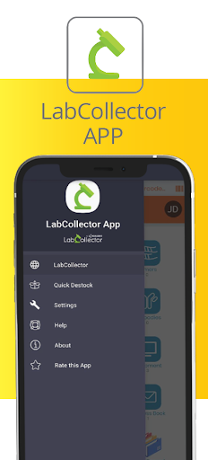 Android application LabCollector App screenshort