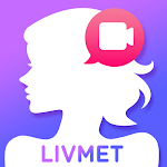 Cover Image of Download Livmet: VideoCall, Online Chat  APK