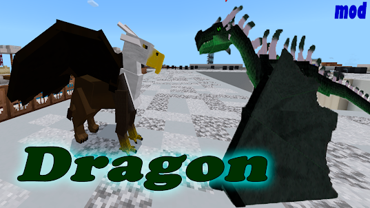 Dragon mod for Minecraft