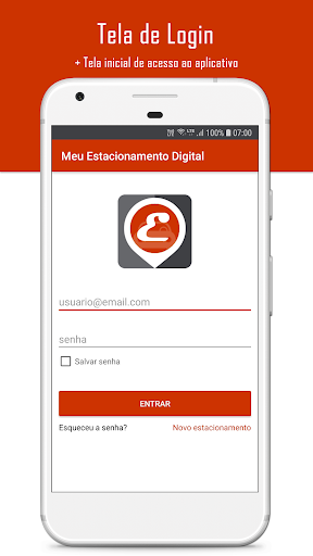 Android application Meu Estacionamento Digital screenshort