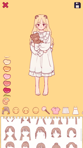 Pencil Girl : Dress Up Game Screen 2
