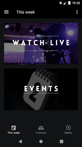 Android application RiseCity.Church screenshort