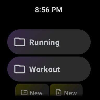Notes and Folders Screen 2