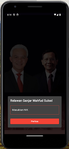 Android application Relawan Ganjar Mahfud Sulsel screenshort