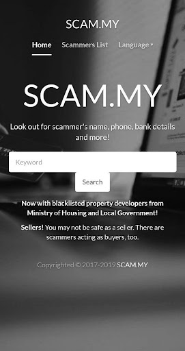 Check scammer phone number malaysia