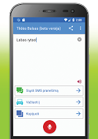 screenshot of Tildės Balsas (beta versija)