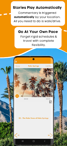 Screenshot of Palm Springs Self-Guided Drive