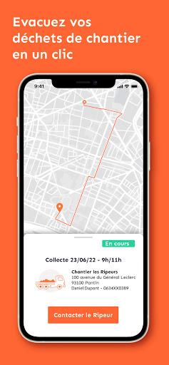 Android application Les Ripeurs screenshort