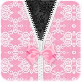 White Pink Lace Bow Go Locker icon
