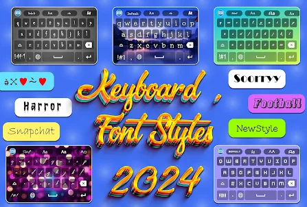 키보드 2024, 글꼴 스타일