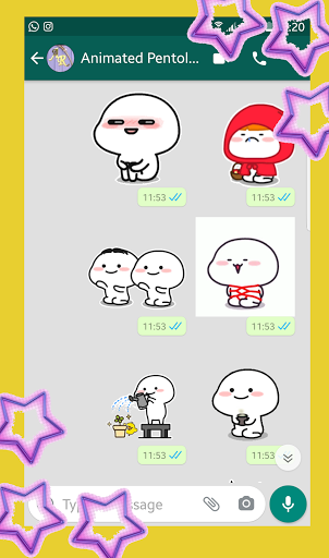 WAStickerApp Animated Pentol Stickers for WhatsApp