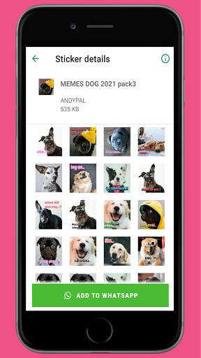 Funny Dog Stickers For WhatsApp - WAStickerApps