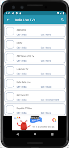India Live TV Channels