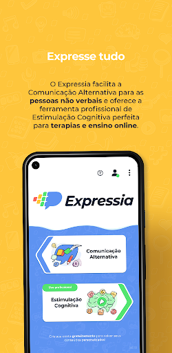 Visualização do aplicativo