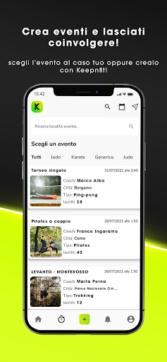 KeepnFit Screen 2