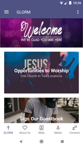 Android application Greater Love Outreach Ministry screenshort