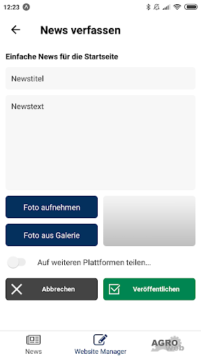AGROweb Screen 3