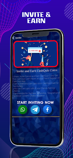 CashQuiz App Screen 2