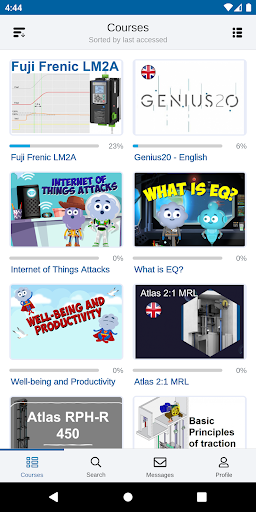 Android application KLEEMANN Academy screenshort