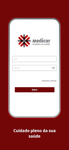 Android application Telemedicina Medicar screenshort