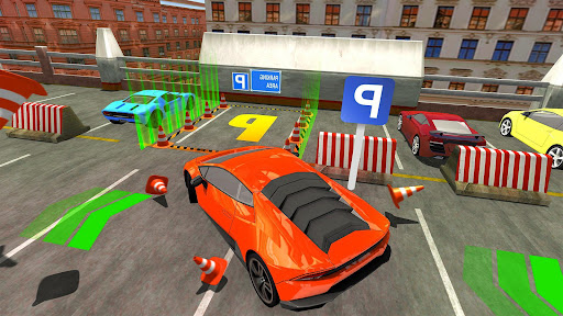 Android application car parking 3d game screenshort