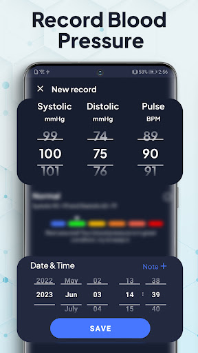 Android application Blood Pressure App: BP Tracker screenshort