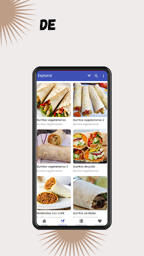 Recetas De Burritos Screen 2