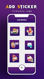 Sticker for company logo Maker