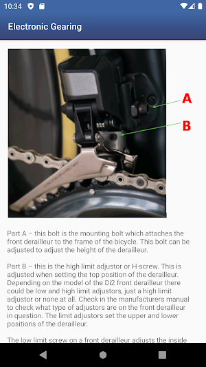 Bicycle Maintenance Guide for Android screenshot 5