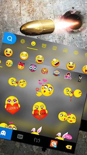 Gun Bullet Battle Keyboard The Screen 3
