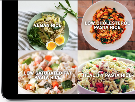 Screenshot of Rice Recipes App
