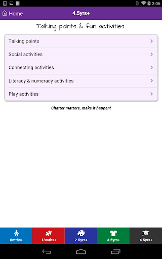 Screenshot of SPEAK