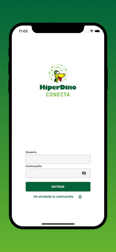Android application HiperDino Conecta screenshort