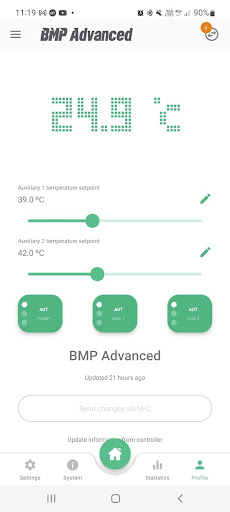 Android application Microsol Connect screenshort