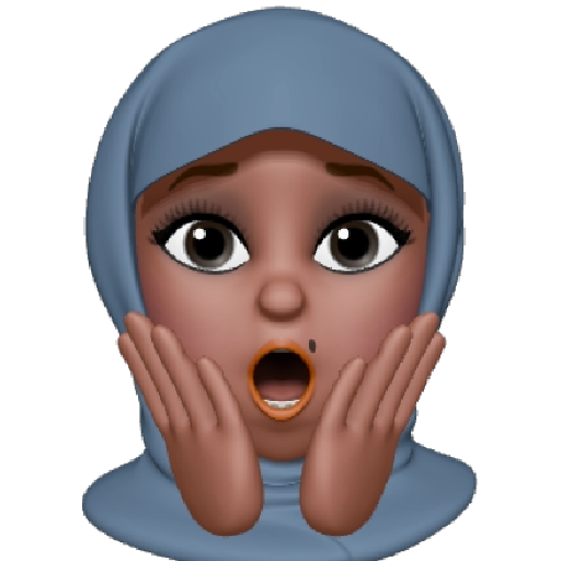 Anime Black Muslim Hijab Stick 1.0.1 Icon