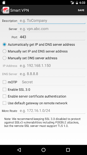 SmartVPN Screen 2