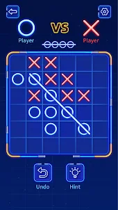 チックタック(Tic Tac Toe):まるばつ,2人ゲーム